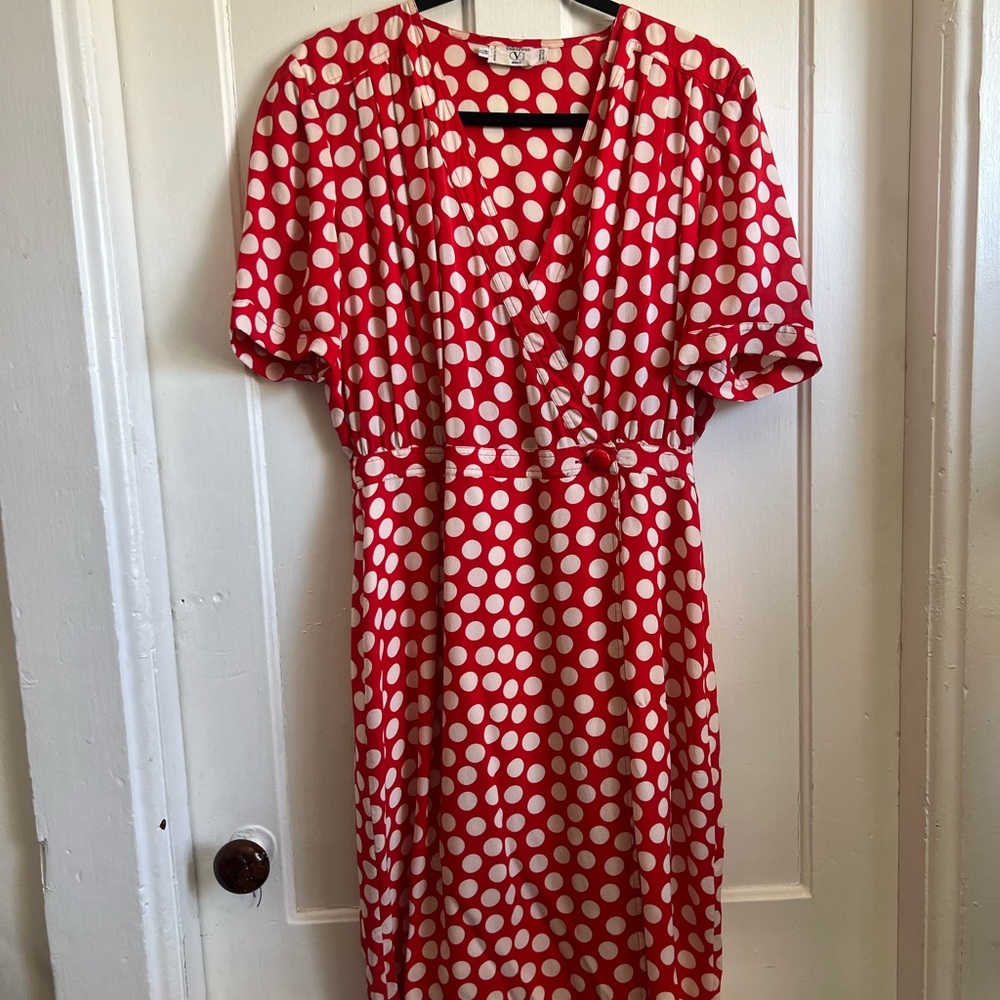 RARE Vintage Valentino Silk Wrap Dress
